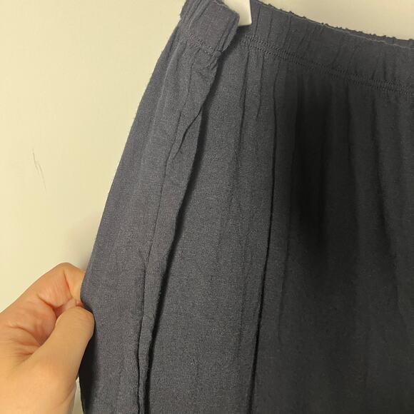 Chalet et Ceci Women's Pants Size XL Black Poly Bamboo Minimalist Made in USA - Picture 4 of 9